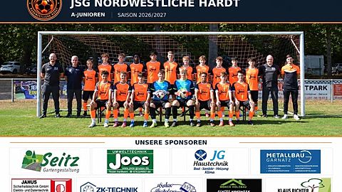 Mannschaftsfoto: A-Jugend (U19) - FV Linkenheim - Saison 26/27