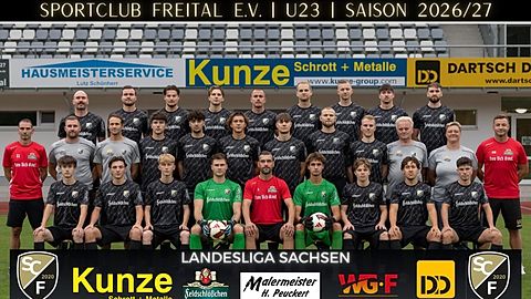 Mannschaftsfoto: Herren - 2. Mannschaft - SC Freital - Saison 26/27