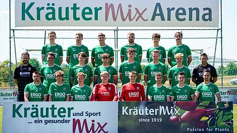 Hintere Reihe von links: Niklas Wendel, Nick Bermich, Patrick Falk, Marvin Weidlich, Samuel Hartmann, Max Fackelmann

Mittlere Reihe von links: Trainer Tobias Werner, Christoph Kniewasser, Patrick Weber, Joel Hartmann, Lasse Wild, Daniel Kaminski, Marcel Mix, Trainer Oliver Döring 

Vordere Reihe von links: Roberto Piljek, Liam Heining, Jona Riedel, Christian Giehl, Moritz Ziegler, Pascal Bock, Leon Beßler, Julian Beßler 

Es fehlen: Leon Berchdolt, Flavio Graef, Johannes Knorr