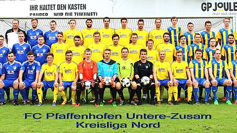 Die Mannschaften 1,2 und Reserve des FC Pfaffenhofen Untere Zusam für die  Saison 2016/2017