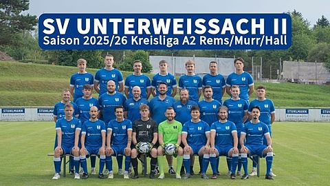 Mannschaftsfoto: Herren - 2. Mannschaft - SV Unterweissach - Saison 25/26