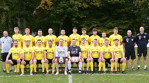 Mannschaftsfoto: Herren - 1. Mannschaft - FC Wacker 90 Wittgensdorf - Saison 25/26