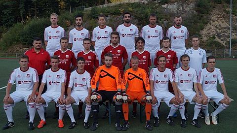 hintere Reihe von links: Julian Steinebrunner, Ümit Kuruagac, Axel Rümmele, Matthias Steinebrunner, Tim Behringer, Felix Markanic

mittlere Reihe von links: Joachim Boos (Ex-Trainer), Johannes Walleser, Nico Walleser, Christian Kiefer, Jonas Kiefer, Marc Steinebrunner und Daniel Steinebrunner (Betreuer)

vordere Reihe von links: Lukas Walleser, Robin Zielinski, Dominik Pfeifer, Christian Held, Jörg Behringer, Tobias Schulz, Sebastian Rapp, Yannik Lais

es fehlen: Robert Bianchi (Trainer), Marius Behringer, Ismail Demirci, Kevin Weiß, Jan Breh und Gordon Söntgerath