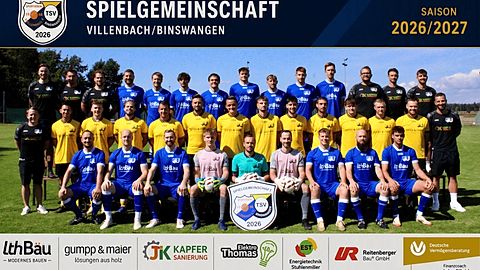 Mannschaftsfoto: Herren - 1. Mannschaft - SV Villenbach - Saison 26/27