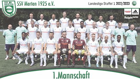 Die 1. Mannschaft des SSV Merten 1925 e.V. im Juli 2022