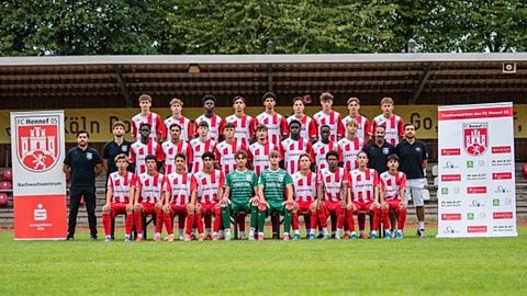 Mannschaftsfoto: B-Jugend (U17) - FC Hennef 05 - Saison Herbst 26