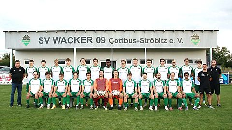 Mannschaftsfoto: Herren - 1. Mannschaft - SV Wacker 09 Ströbitz - Saison 26/27