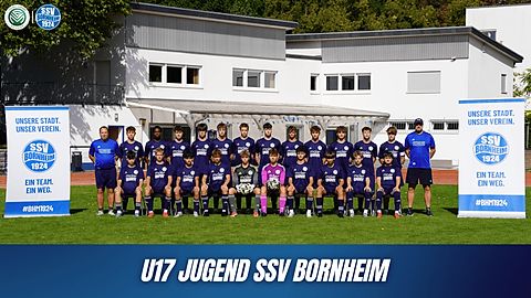 Mannschaftsfoto: B-Jugend (U17) - SSV Bornheim - Saison 25/26