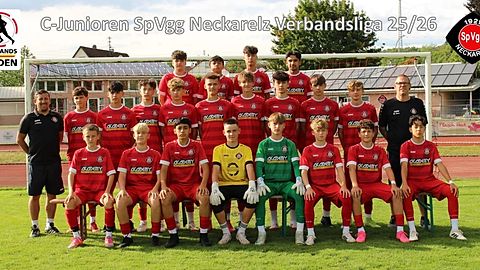 Mannschaftsfoto: C-Jugend (U15) - SpVgg Neckarelz - Saison 25/26