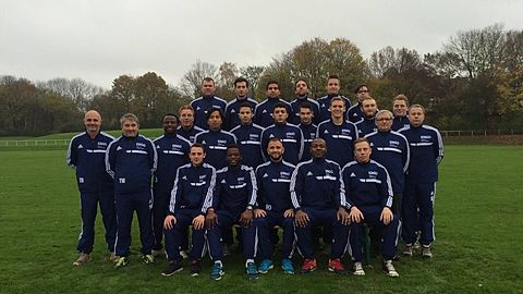 1.Reihe (von links nach rechts): Di Lauro, Nzali, Omerovic, Chuembou, Dreßia
2. Reihe (von links nach rechts): Trainer Helten, Torwarttrainer Kruber, Gnentedem, Co-Trainer Rebsdat, Gomez, Said, Ibrahim, Wirth, Greven, Wegkamp, Präsident Lantin, Hermanns, Betreuer Schings
3.Reihe (von links nach rechts): Hobson, Kafadar, Escolar, Duo, Schaaf, Müller