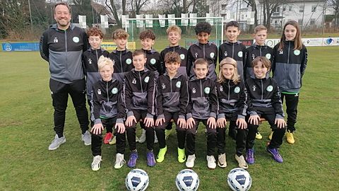 Mannschaftsfoto: D-Jugend (U13) - SV Aubing München - Saison 25/26
