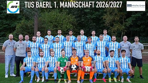 Mannschaftsfoto: Herren - 1. Mannschaft - TuS Baerl - Saison 26/27