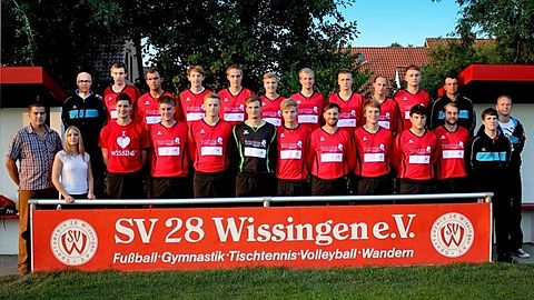 Die erste Mannschaft des SV 28 Wissingen.