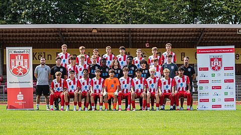 Mannschaftsfoto: C-Jugend (U15) - FC Hennef 05 - Saison 26/27