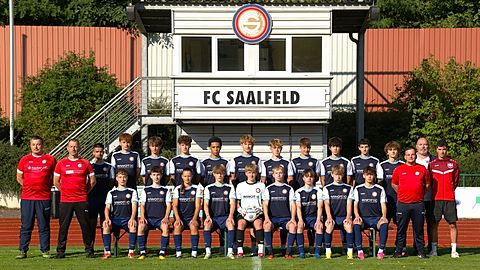 Mannschaftsfoto: B-Jugend (U17) - FC Saalfeld - Saison 26/27