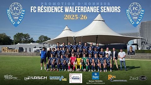 Mannschaftsfoto: Herren - 1. Mannschaft - FC Résidence Walferdingen - Saison 25/26