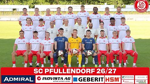 Mannschaftsfoto: Herren - 1. Mannschaft - SC Pfullendorf - Saison 26/27