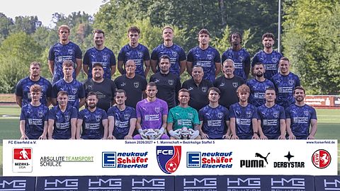 Mannschaftsfoto: Herren - 1. Mannschaft - FC Eiserfeld - Saison 26/27
