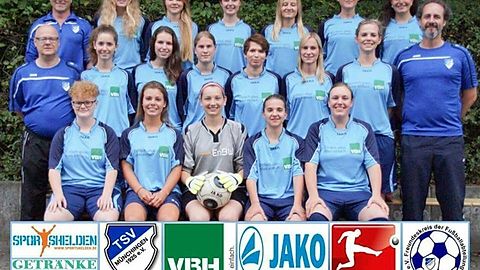 Hintere Reihe v.l.:
Cheftrainer Didi Bürger, Jessica Legel, Vanessa Zeitvogel, Carolin Keller, Julia Schroeder, Veronica Moxedano, Funda Özdaglar

Mittlere Reihe v.l.:
Co-Trainer Dieter Wiedmann, Sophie Schütt, Paulina Delbrück, Tamara Mühleisen, Sandra Werner, Caterina Weiss, Stefanie Geiger, Abteilungsleiter Michael Heck

Vordere Reihe v.l.: Cheyenne Wiedmann, Tina Höger, Lea Böhler, Elena Rüdt, Liza Gebicke

Es fehlen: Louisa Harthan, Ann-Kathrin Nebel, Hanna Schaaf, Jana Deutsch, Sarah Eblen, Sarah Pfister, Stefanie Werner