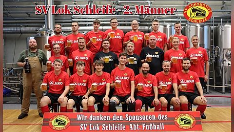 Mannschaftsfoto: Herren - 2. Mannschaft - SV Lokomotive Schleife - Saison 25/26
