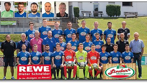 Hinten von links: David Gremmelspacher, Oliver Alvaro, Sebastian Margenfeld, Victor Mechan, Benjamin Bierer, Frank Lengner, Rino Saggiomo, Stefan Gerber (TW-Trainer, Sportausschuss)

Mitte von links: Armin Jungkeit (Trainer), Michael Kuwert (1. Vorsitzender), Dieter Schneider (Sponsor REWE Schneider), Christian Gehring (Betreuer), Christian Dichtel, Simon Schweiger, Philipp Dettmar, Sören Zehnle, Maksim Pastorino (Physiotherapeut), Karsten Bickel , Hermann Linder (Sponsor Metzgerei Linder)

Vorne von links: Johannes Fiand, Artur Fellanxa, Erdem Bayram, Lucas Knopf, Dominik Bergdorf, Niklas Schindler, Claudius Gass, Luca Miceli, Benjamin Mandzo, Erdogan Aldemir

Eingeklinkt von links: Adrian Winski, Jonas Bergmann, Vladimir Ebel, Baransel Yurtas, Alexander Ernst (TW-Trainer)

Es fehlen:Rainer Steigert (Sportausschuss), Michael Rössel (Sponsor Fa. HAMI GmbH)