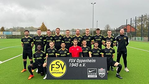 Teambild Erste Mannschaft FSV Oppenheim. Saison 2023/2024.