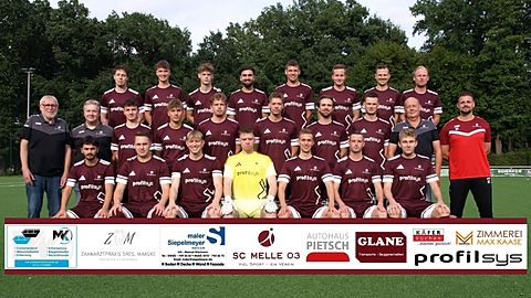 Mannschaftsfoto: Herren - 2. Mannschaft - SC Melle 03 - Saison 25/26