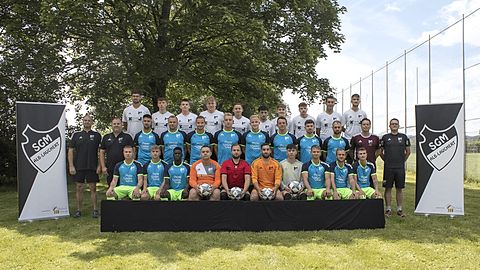 Mannschaftsbild der SGM Alb-Lauchert Saison 2024/25 Kreisliga A1 Oberschwaben