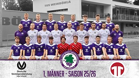 Mannschaftsfoto: Herren - 1. Mannschaft - TuS Weinböhla - Saison 25/26
