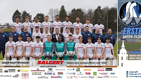 Mannschaftsfoto: Herren - 1. Mannschaft - Siegburger SV 04 - Saison 25/26