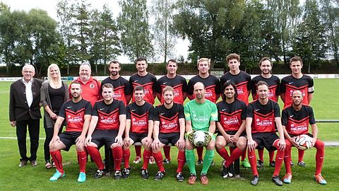 Hintere Reihe von links: Hr. Oblinger (Sponsor), Fr. Neumeir (Sponsor), Attinger Erwin (Abteilungsleiter), Haslinger Michael, Paci Eugenio (Trainer), Gruber Eddi, Lochbrunner Lukas, Schnierle Martin, Mader Andreas, Haunstetter Raphael,
Vordere Reihe von links: Lameira Fabio, Jehmiller Dennis, Lang Stefan, Stumpf Mathias, Stöckle Gottlieb, Saenz Marco, Marzo Alessandro, Fortes Leda Nelson