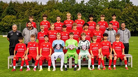 Mannschaftsfoto: C-Jugend (U15) - VfL Theesen - Saison 26/27