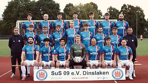 Mannschaftsfoto: Herren - 2. Mannschaft - SuS 09 Dinslaken - Saison 25/26
