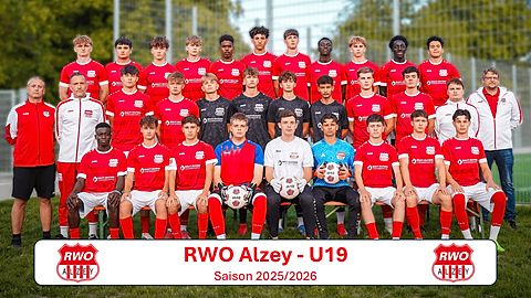 Mannschaftsfoto: A-Jugend (U19) - SG RWO Alzey - Saison 25/26