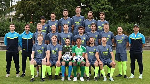 Oben v. links: Ricardo Baque, Marco Mazzochelli, Kastriot Ahmeti, Daniel Oesterle, Manuele Mazzochelli, Carlo Pinto.

Mitte: Spielertrainer Michael Werner, Spielertrainer David Schmid, Marc Weiss, Robin Hoffmann, Jonathan Köhle, Darius Demeter, Andreas Glatt, Marcel Steinhilber, Lucas Bräuer, Sportlicher Leiter Uwe Ehing.

Unten: Jonas Memel, David Hirner, Moritz Steinberg, Yero Jagana, Alexander Tsalos, Nick Horne.

Es fehlen: Kristijan Pereski, Julian Mersinger, Mariano Pacheco Prieto, Nico Rüß, Illia Vilinsky, Lukas Franken, Fabian Gorzalsky, Tobi Kaiser, Gerhard Lang, Samuel Baci, Luis Gnann, Vadim Volosin, Timur Yigin, Adnan Zaydan.