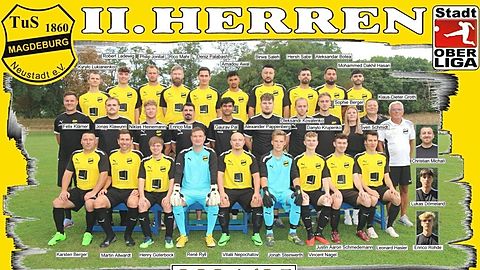 Mannschaftsfoto: Herren - 2. Mannschaft - TuS 1860 Magdeburg-Neustadt - Saison Herbst 25