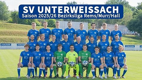 Mannschaftsfoto: Herren - 1. Mannschaft - SV Unterweissach - Saison 25/26