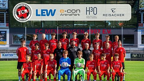 Mannschaftsfoto: C-Jugend (U15) - FC Memmingen - Saison 26/27