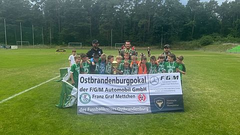 Mannschaftsfoto: D-Jugend (U13) - SG Grün-Weiß Rehfelde - Saison Herbst 25