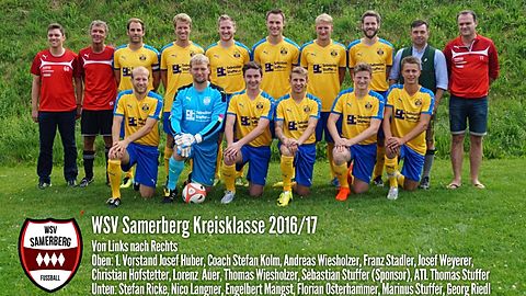 WSV Samerberg Kader Kreisklasse 2016/17