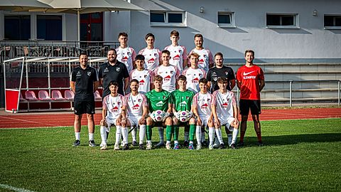 Auf dem Foto fehlen: Emmanuel Miguel, Jannis Schierle, Nikola Brnic, Max Burkhard, Claudio Gahm, Jason Miguel, Vuk Radojevic, Hussain Abulfazl, Fabio Legrottaglie und Domenico Legrottaglie