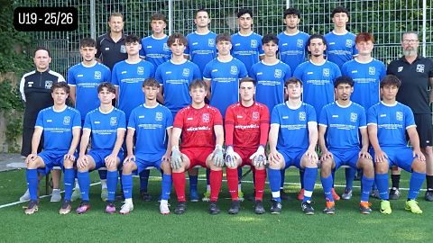 Mannschaftsfoto: A-Jugend (U19) - PSG 05 Pforzheim - Saison 25/26