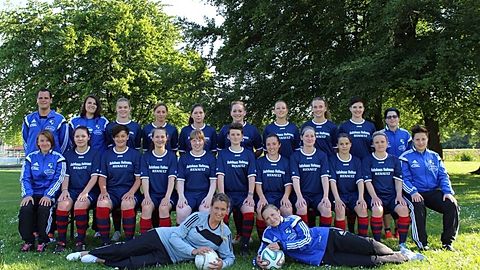 Stehend von Links: Markus Frank (Trainerin), Nadine Unger (TS-Trainer), Lisa Ziegler, Jessica Gerth, Sabrina Bernau, Jana Haag, Regina Dietrich, Katharina Richter, Alina Gehlich, Jasmin Schwenk, 
 Sitzend von Links: Christiane Wiedmaier, Verena Bernau, Jule Schäfer, Lucelia Kneidl, Kerstin Vögtle, Lisa Baumann, Desiree Schneider, Lisa Sedlmaier, Alina Müller, Ann-Kristin Kreck, Eileen Fiegel, 
Liegend von Links: Ines Burkhardtmayer, Sabine Weiß,
Es fehlt: Rebecca Görmann, Hanna Ihle,