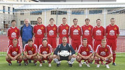 stehend v. links: Trainer Christian Glashauser, Betreuer Adolf Kaufmann, Johannes Mühl, Stefan Straßner, Konrad Krompaß, Armin Süß, Denis Gerlein, Christoph Probst, Alexej Beresowski
kniend v. links: Herbert König, Stefan Brunnbauer, Sebastian Albert, Gunther Haller, Michael Krompaß, Manuel Kraus