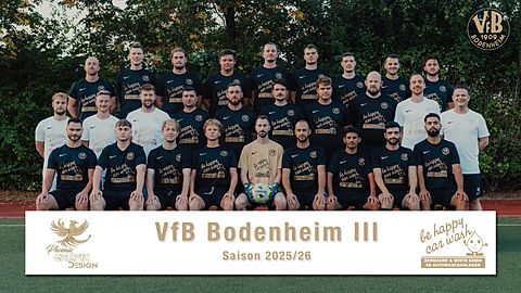 Mannschaftsfoto: Herren - 3. Mannschaft - VfB Bodenheim - Saison 25/26