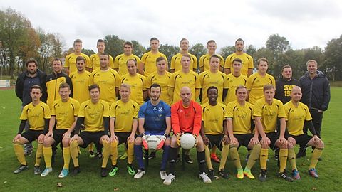 Obere Reihe: Leon Strube, Max Schön, Andreas Riße, Marvin Geissler, Lirim Iberdemaj, Julian Schnock, Patrick Wesoly
Mittlere Reihe: Trainer Dalibor Dobras, Co-Trainer Christian Höller, Tom Köller, Farid El Ouamari, Andreas Krieger, Lukas Dressler, Max Dressler, Hendrik Aßhorn, Daniel Urban, Pascal Königs, Betreuer Alexander Schneider, Teammanager Timm Oppermann
Untere Reihe: Nico Becker, Johannes Meuter, Leopold Nürnberg, Sven Nitsch, Tobias Schriddels, Henning Jansen, Jean Claude Mangangula, Robin Geissler, Marcel Bödeker, Marcel Gilliam 
Es fehlen: Fabrizio Antonaci, Matthias Globisch, Clemens Hahne, Jonas König, Leon Malzkorn, Konditionstrainer Lukas Solf