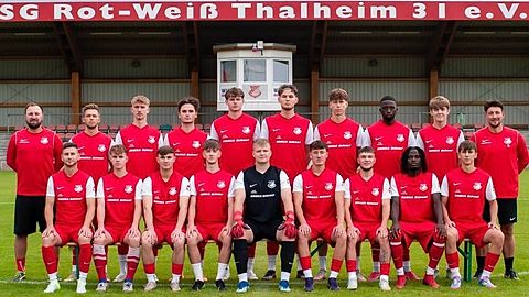Mannschaftsfoto: Herren - 1. Mannschaft - SG Rot-Weiß Thalheim - Saison 25/26