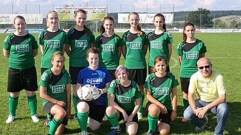 hinten v.l.: Kim, Ramona, Theresa, Anna, Kathi, Ramona, Lisa
vorne v.l.:Carina, Carina, Melanie, Lisa, Horst