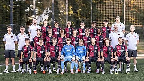 Mannschaftsfoto: C-Jugend (U15) - 1. FC Nürnberg - Saison 25/26