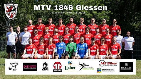 Mannschaftsfoto: Herren - 1. Mannschaft - MTV 1846 Gießen - Saison 25/26